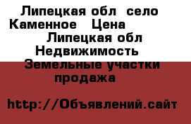 Липецкая обл. село  Каменное › Цена ­ 300 000 - Липецкая обл. Недвижимость » Земельные участки продажа   